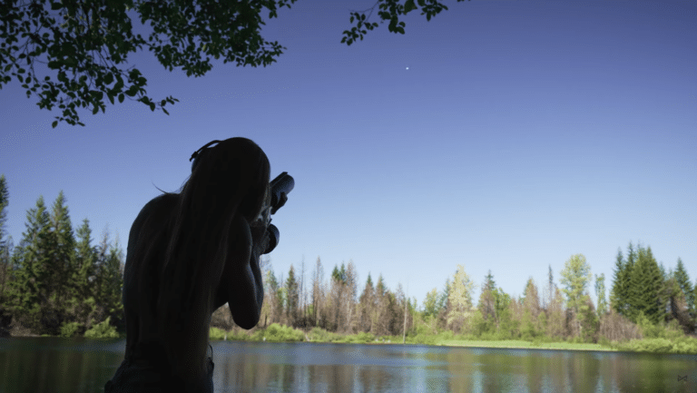 golf ball launcher at play