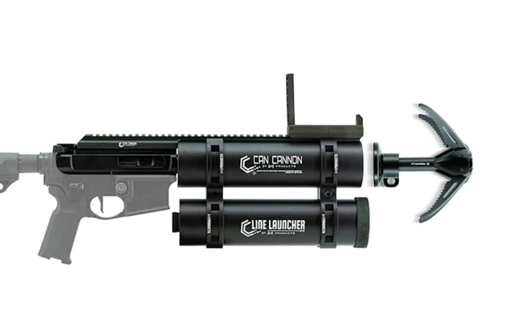 grappling hook line launcher system